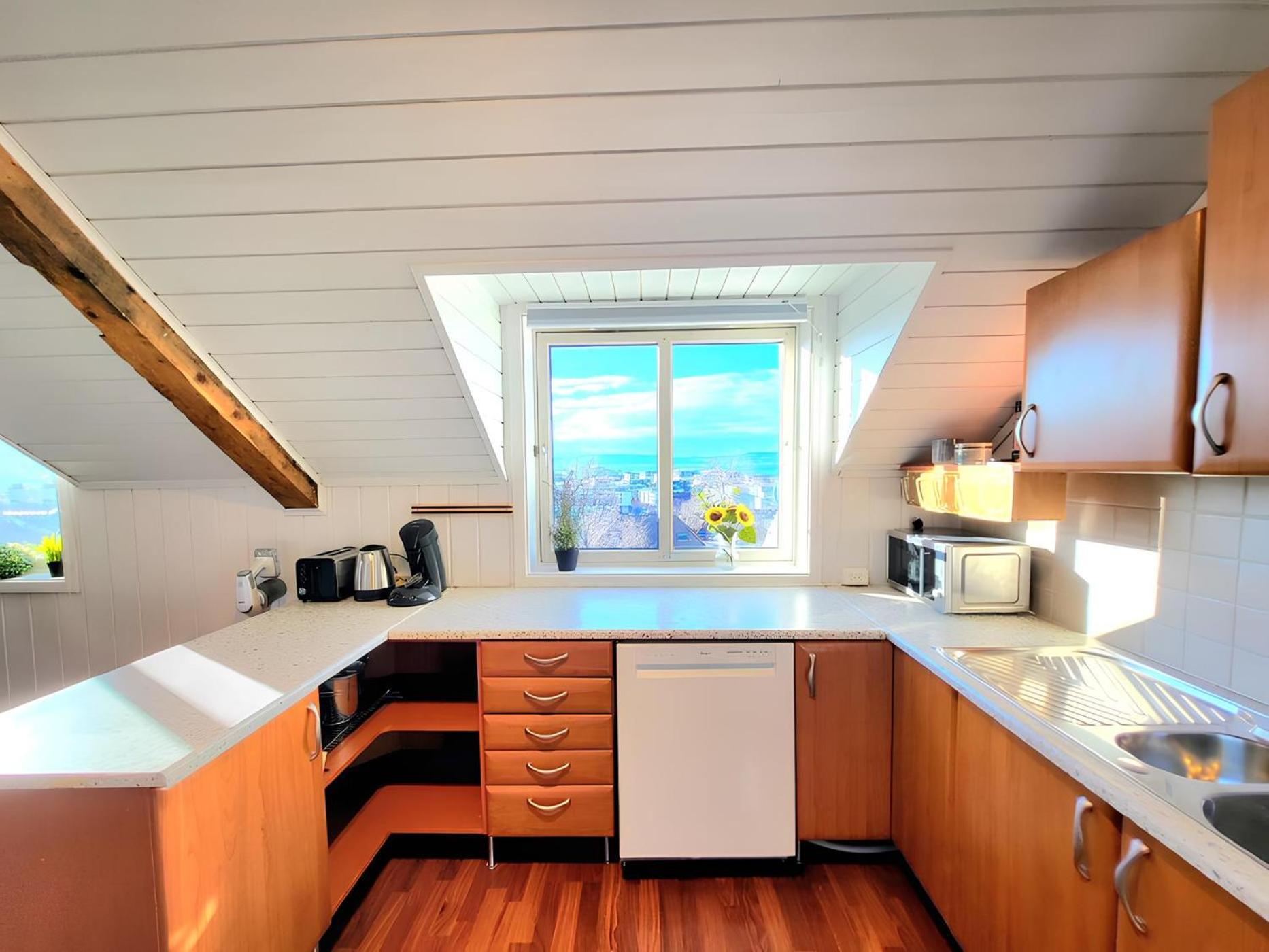 トロンハイムSunset Penthouse, Fjord View & Parkingアパートメント エクステリア 写真